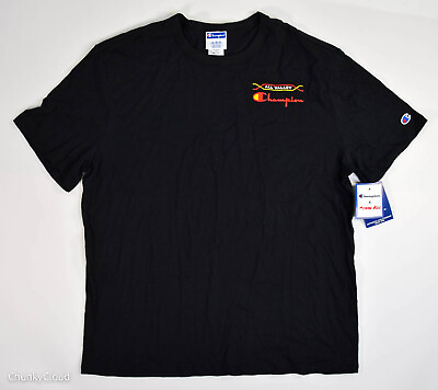#ad Champion x Cobra Kai All Valley Tournament Black Short Sleeve T Shirt Size XL $23.99