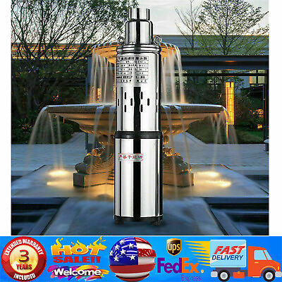 #ad DC 24V 200W Solar Power Deep Well Submersible Water Pump Farmamp;Ranch 30m lift USA $57.00