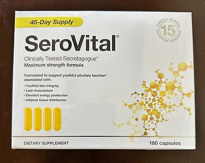 #ad SeroVital Dietary Supplement 180 count 45 Day Supply Maximum Strength Formula $66.95