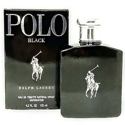 #ad Ralph Lauren Polo Black 4.2 oz EDT Sophisticated Men#x27;s Cologne Sealed Box $31.99