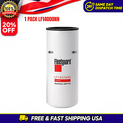 #ad Genuine Fleetguard LF14000NN Oil Filter Cummins ISX 4367100 Free Shipping USA $30.81