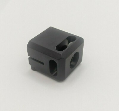 #ad 9mm 1 2x28 TPI for PSA Dagger Muzzle Brake Comp Clamp On Anodize Black Alum $40.00