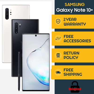 #ad ✅ Brand New Samsung Galaxy NOTE 10 PLUS N975U1 256GB 512GB GSMCDMA UNLOCKED🔥 $302.99