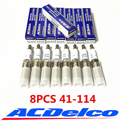 #ad 8Pcs ACD OEM 41 114 Iridium Spark Plugs 12622441 Fits for Cadillac Chevrolet GMC $22.59