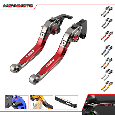 #ad For 2013 2019 Honda CBR500R Accessories Folding Extendable Brake amp; Clutch Lever $28.00
