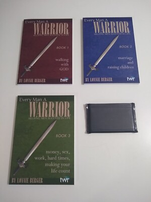 #ad Every Man a Warrior Book Set Men#x27;s Christian Bible Study Devotional Series New $73.33
