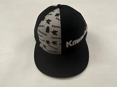 #ad New Kawasaki Graphic Black Baseball Hat Cap Size M $24.99