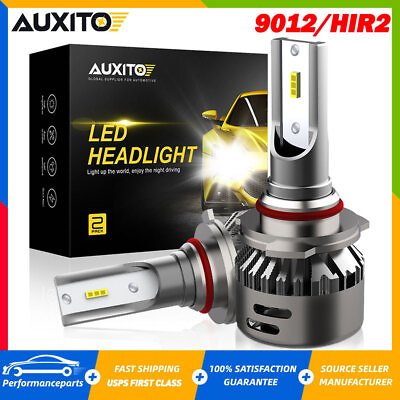 #ad US AUXITO HIR2 9012 20000LM Headlight Kit LED Bulb High Low Beam Combo 2 Classic $20.99