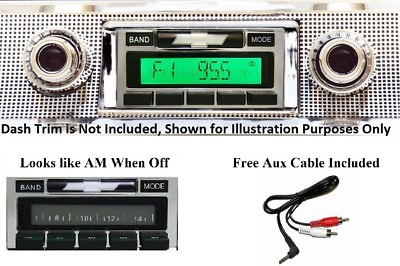 #ad 1957 Chevy Bel Air Stereo Radio Play amp; Charge iPod Stereo 300 Watt 630 II $279.00