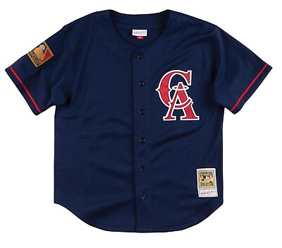 #ad Mitchell amp; Ness California Angels #22 Baseball Jersey New Mens Sizes $130 $59.99