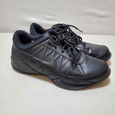 #ad Nike Sneakers Mens 11 Air Ring Leader Black Low Top Running Shoes 488102 801 $34.99