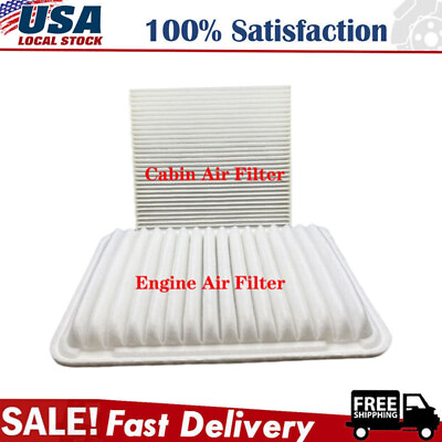 #ad CABIN amp; AIR FILTER COMBO FOR TOYOTA CAMRY 2.5L 2.4L ENGINE 2007 2017 17801 0H050 $10.24