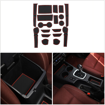 #ad Interior Rubber Anti Slip Door Groove Mats Gate Pad For Toyota Hilux 2016 2022 $19.99