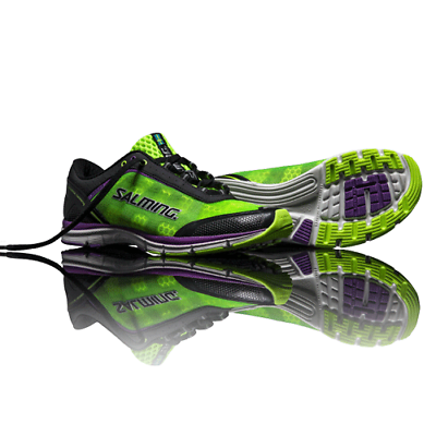 #ad SALMING Running Shoes Speed ​​Women#x27;s Black Green Purple $59.60