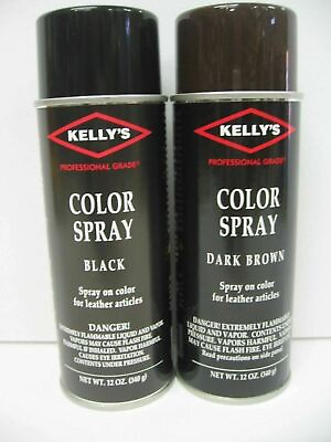 #ad Kelly#x27;s Shoe Color Spray Leather Paint Dye Leather amp; Vinyl coloring 12 oz can $23.99
