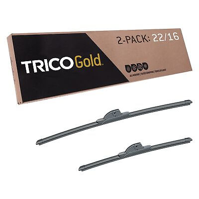 #ad TRICO Gold® 22 amp; 16 Inch Pack of 2 Automotive Replacement Windshield Wiper Bl... $36.10
