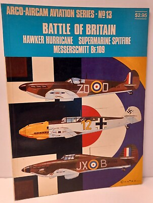 #ad Arco Aircam Aviation Series No. 13 Battle of Britain Hurricane Spitfire $12.00