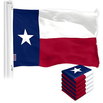 #ad Texas TX State Flag 3x5FT 5 Pack 150D Printed Polyester By G128 $58.99