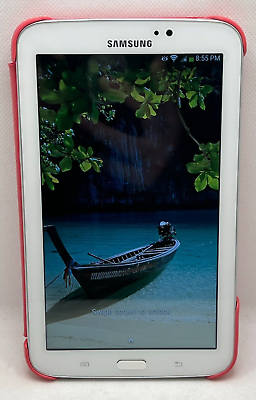 #ad Samsung Galaxy Tab3 SM T217S Wi Fi 3G Sprint 7in white UNLOCKED $50.00