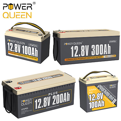 #ad LiFePO4 Lithium Battery 12V 100Ah 200Ah 300Ah Deep Cycle for Solar Off grid lot $183.99