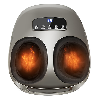 #ad Foot Massager Shiatsu Deep Kneading Air Compression W Heat amp; Timing $72.99