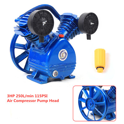 #ad Replacement Air Compressor Pump Single Stage V Style Twin Cylinder 3 HP 2 Piston $114.95