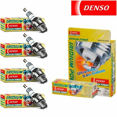 #ad 4 New Denso Iridium Power Spark Plugs 2000 2009 Honda CR V 2.0L 2.4L L4 Kit $31.97