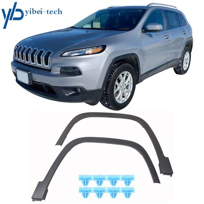 #ad 2Pcs Front Leftamp;Right Fender Flares Set For 2014 2015 2016 2017 Jeep Cherokee $48.99