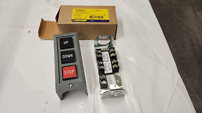 #ad Square D 9001BG305 600V Push Button Station Switch UP DOWN STOP. NEW IN BOX $100.00