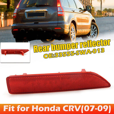 #ad Fit Honda CRV CR V 2007 2009 Rear Bumper Reflector Right Passenger Light Lamp $9.88
