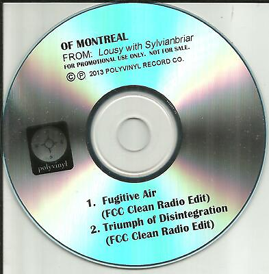 #ad OF MONTREAL Fugitive Air Triumph RARE CLEAN EDITS TST PRESS PROMO DJ CD single $24.99