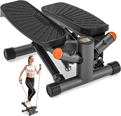 #ad Adjustable Height Mini Stepper with Resistance Bands $46.99