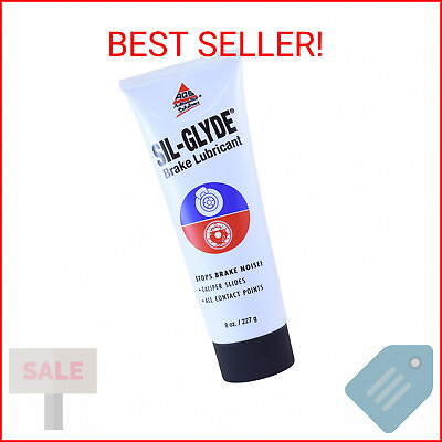 #ad AGS SIL Glyde 8 oz Tube Silicone Based Brake Assembly Lubricant for Eliminating $22.13