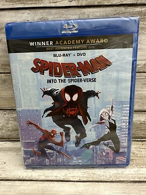 #ad Spider Man: Into the Spider Verse Blu ray DVD 2018 New Sealed Ships FREE $11.95