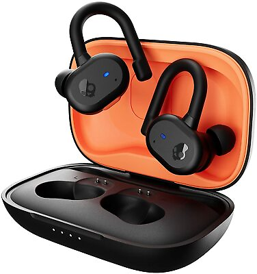 #ad Skullcandy Push Active True Wireless Earbuds Black Orange Certified Refurbished $26.90