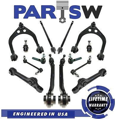 #ad 14 Pc Suspension Kit for Chrysler Dodge Control Arms Inner amp; Outer Tie Rods $217.89