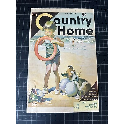 #ad Vintage 1931 the country home magazine print ad $32.50
