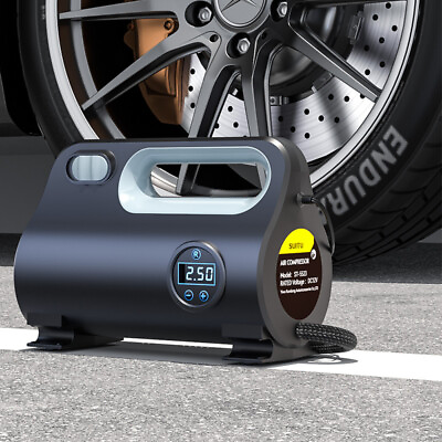 #ad #ad Heavy Duty Portable Air Compressor Car Tire Inflator Electric Pump Auto New 12V $24.50