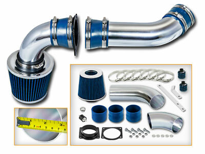 #ad Cold Air Intake Kit BLUE Filter For 97 00 Ford Explorer 4.0L SOHC V6 $71.99