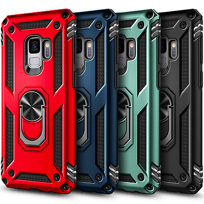 #ad For Samsung Galaxy S9 S9 Plus Case Ring Stand Phone Cover with Screen Protector $9.95