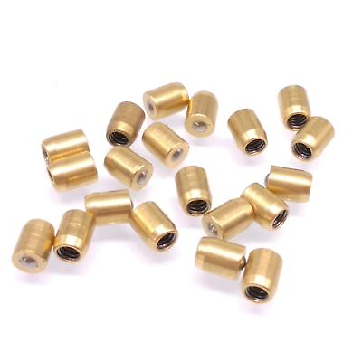 #ad 20pcs M4 x 5mm Copper Press In Fit Ball Type Oil Cup Oiler Lathe Engine Motor $8.28