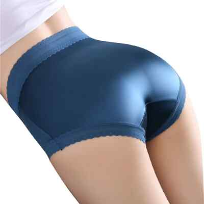 #ad Women#x27;s Underwear Seamless Ice Silk Light Breathable Lace Brief Sexy Silk Fabric $9.76