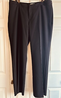#ad Coldwater Creek Natural Fit Black Dress Pants Slacks Size 18W $29.99
