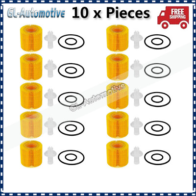 #ad For Toyota Parts 04152 YZZA6 Replaceable Oil Filter Element QTY10 $24.16
