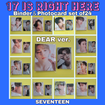 #ad #ad SEVENTEEN BEST ALBUM 17 IS RIGHT HERE DEAR ver. HARDCOVER BINDER BOOKLET SVT PC $14.99