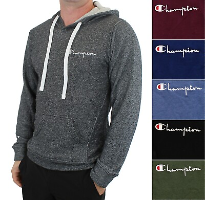 #ad Champion Men#x27;s Lightweight Hoodie French Terry Pullover Shirt Athletic Gym Wear $22.99