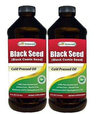 #ad 2 Pack Best Naturals Black Seed Oil 8 OZ $22.99