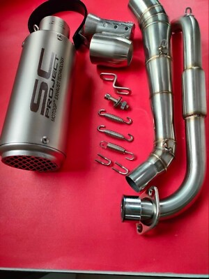 #ad Low Exhaust 2quot; For Honda Grom Power BOMB Full System Msx125 2014 2024 $179.00