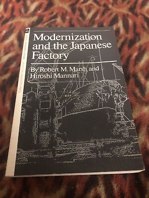 #ad Modernization And The Japanese Factory By Robert Marsh Signed By Author $125.00