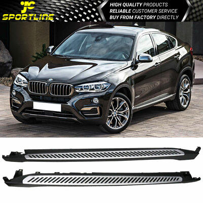 #ad Fits 2015 2019 BMW X6 F16 Side Step Nerf Bars Running Boards $309.99